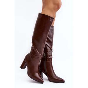 Women's brown high boots Fiminna