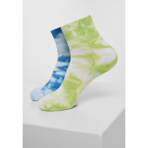 Dye Socks Short 2-Pack Green/Blue