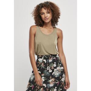 Women's Modal Loose Top Khaki