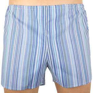 Classic men's shorts Foltýn blue stripe extra oversized