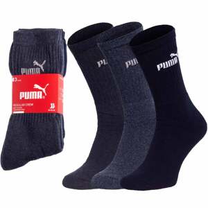 Férfi zokni Puma Puma_3Pack_Socks_883296_04_Navy_Blue