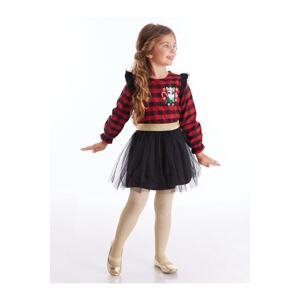 Mushi Unicorn Plaid Tulle Christmas Girl Red Dress