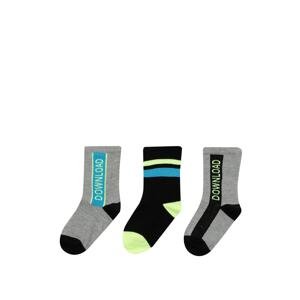 Polaris Download 3 Lu Skt-b 3fx Gray Multicolored Boy Crewneck Socks