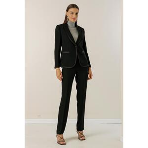 By Saygı 2-Piece Set with Pile Lined Single Button Jacket and Trousers