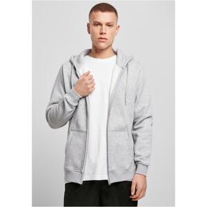 Heavy Zip Hoody Heather Grey