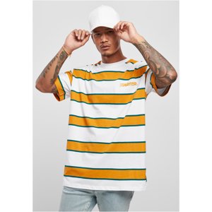 Starter Logo Striped Tee White/Yellow