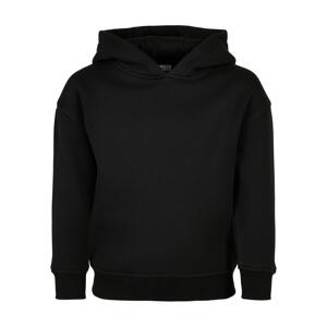 Girl's black hooded