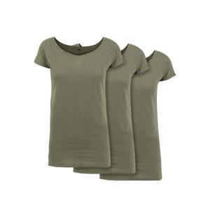 Women's T-shirt Wideneck 3-Pack olive