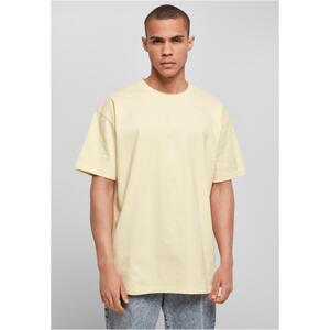 Heavy oversize t-shirt with soft yellow color