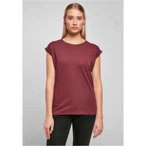 Women's T-shirt with extended shoulder cherry