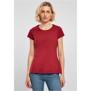 Women's T-shirt Basic in burgundy