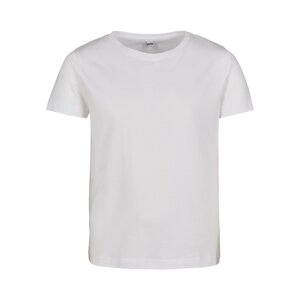 Girls' T-shirt with short sleeves - white