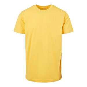 Yellow taxi T-shirt with a round neckline