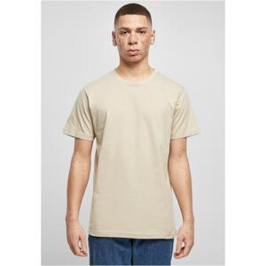 T-shirt with a round neck in wet sand