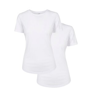 Women's T-shirt in 2-Pack Fit White/White