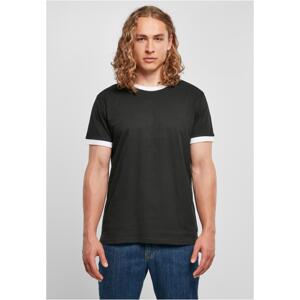 Ringer T-shirt black/white
