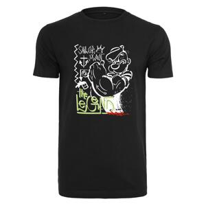 Popeye The Legend Black T-Shirt