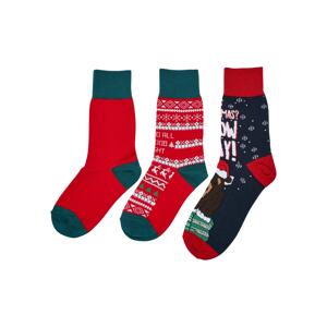 Christmas Bear Socks for Kids 3-Pack Multicolored