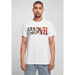 T-shirt with Marvel logo, white