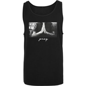 Black Pray Tank Top