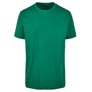 Forest green T-shirt with a round neckline