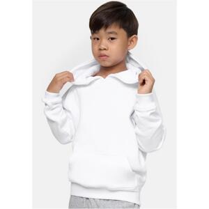 Boys Blank Hoody White