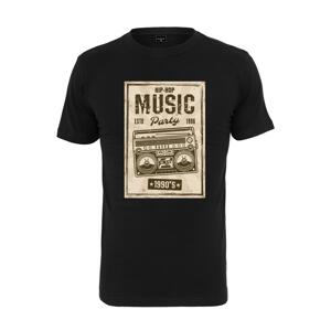 Retro Boom Tee Black