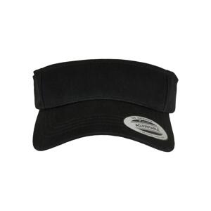 Curved visor cap black