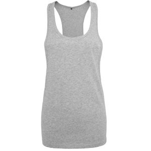 Women's loose tank top heather grey