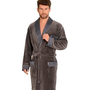 Bathrobe De Lafense 772 Bonjour short M-2XL men's graphite 105