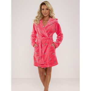 Bathrobe De Lafense 546 Melanie S-2XL women's raspberry bows 215