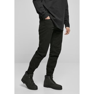 Southpole twill trousers black