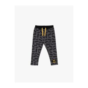 Koton Batman Licensed Printed Cotton Sweatpants with Tie Waist