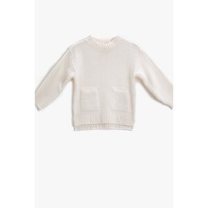 Koton Baby Girl Beige Sweater