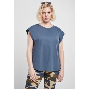 Women's T-shirt Basic Shaped Vintageblue