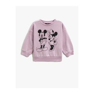 Koton Mickey And Minnie Mouse Printed Licensed Sweat Cotton