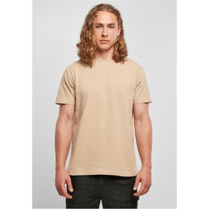Union T-shirt beige with a round neckline