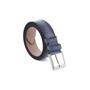 Polo Air Men's Leather Belt Navy Blue Color