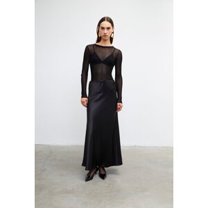 VATKALI Satin Midi Skirt