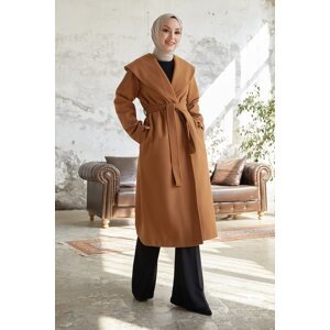 InStyle Anora Belted Cachet Coat - Tan