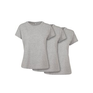 Women's T-Shirt Box Tee 3-Pack Heather Grey