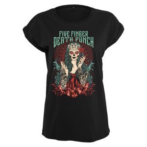 Women's Deathpunch Lady Muerta Five-Finger T-Shirt - Black