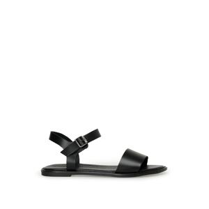 Nine West Penje 3fx Black Women's Flat Sandal