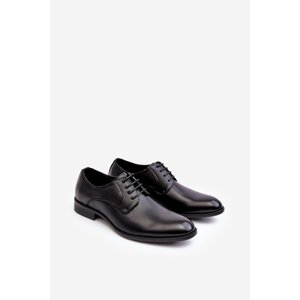 Men's leather shoes Black Harene