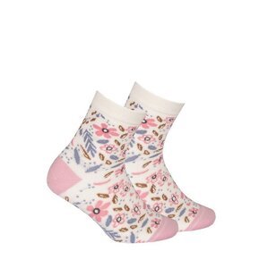 Gatta G34.01N Cottoline girls' socks patterned 27-32 off white 229