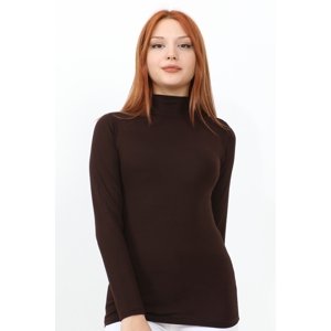 InStyle Long Sleeve Turtleneck Basic Body - Bitter Brown