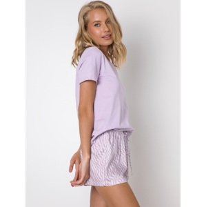 Pyjamas Aruelle Lily Short kr/r XS-2XL lavender