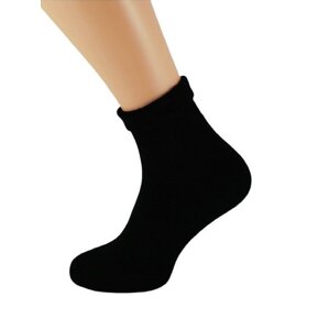 Bratex D-004 Women Terry Socks Women's Smooth 36-41 black 02