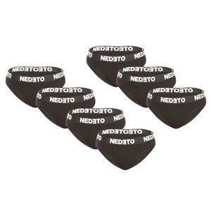 7PACK women's panties Nedeto black