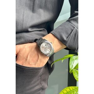 Polo Air Men's Wristwatch with Calendar Silver Color